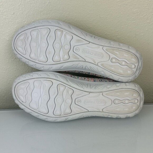 Skechers Multi-Color Speckle Colorful Pull On Sneakers Memory Foam Air-Cool 9.5 - Picture 9 of 16